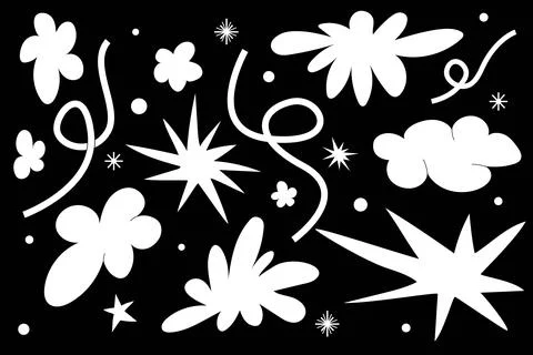 Playful organic shape Stock Illustration