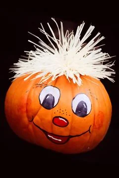 Playful Pumpkin Creation Stock Photos