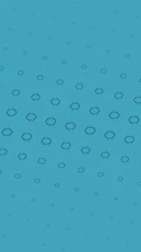 A playful repeating pattern of outlined beetle-like insects spreads across .. Stock Illustration
