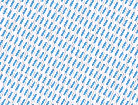 Playful Retro Diagonal Pattern Background With Blue Rounded Pills And Pink .. Stock Illustration