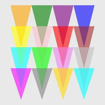 Playful Shapes Pattern vector Stock Illustration