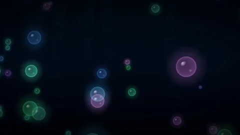 Playful Underwater Style Bubble Animation for Kids and Creative Content Stock Footage 330163479