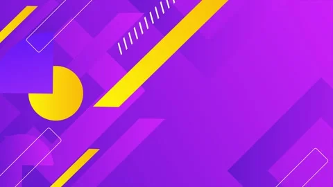 Playful vibrant geometric pattern with abstract shapes and colors seamless 4k Stock Footage 295907915