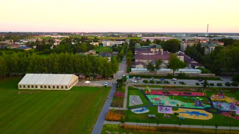 Playground, aerial view Stock Footage 220155430