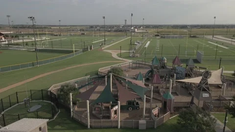 Playground and Athletic Field Stock-Footage 165903310