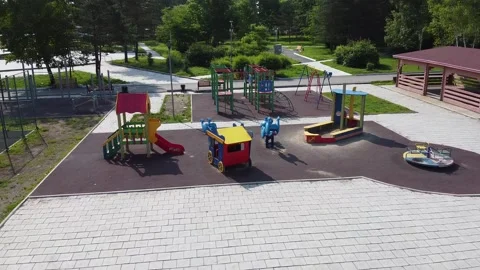 Playground and child Stock Footage 155789818