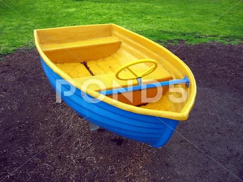 Playground boat Stock Photos