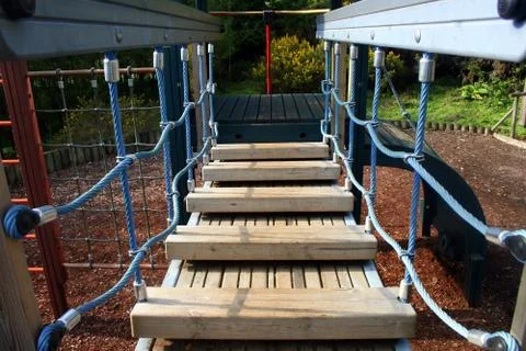 Playground bridge Stock Photos