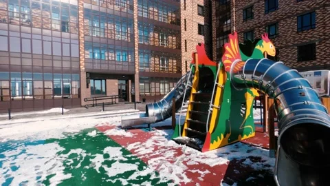 Playground for children Stock Footage 151188542