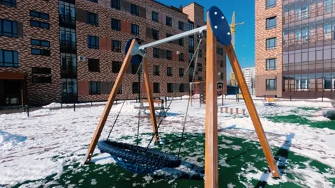 Playground for children Stock Footage 151188673