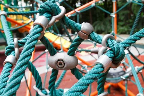 Playground for children Fotos Stock