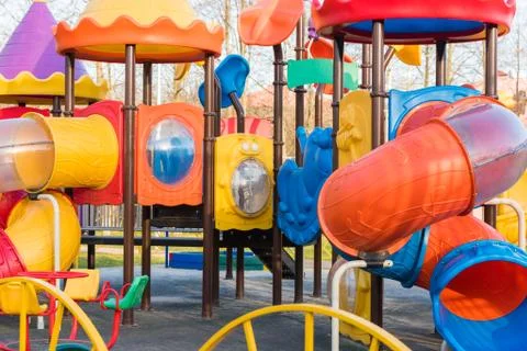 Playground for children Foto stock
