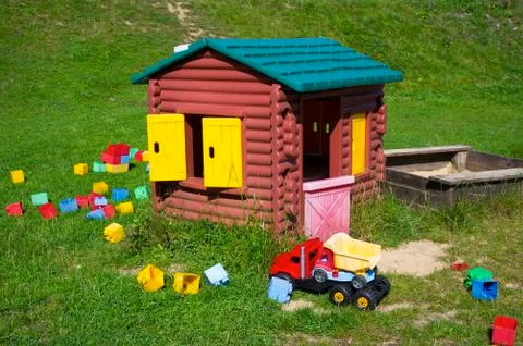 Playground for children Foto stock
