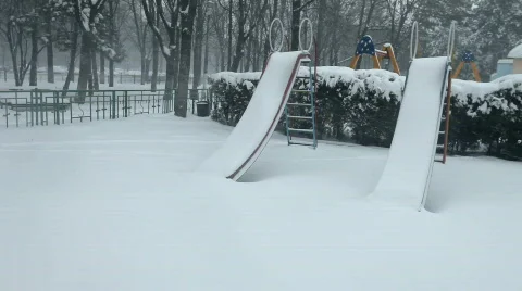 Playground at Christmas Video stock 830203