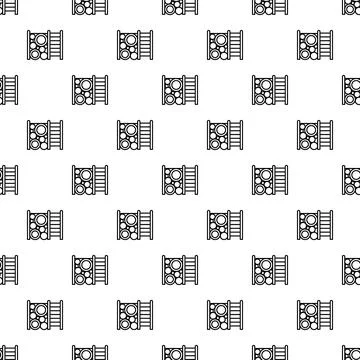 Playground climbing frame pattern for children's play Ilustración de archivo