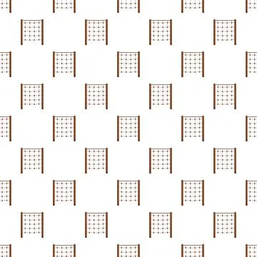 Playground climbing net pattern seamless background Stockillustratie