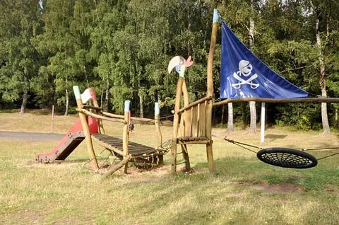Playground in day Stock Photos