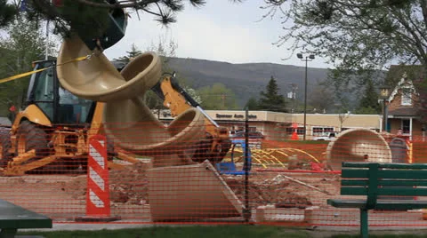 Playground distruction Video stock 23495606