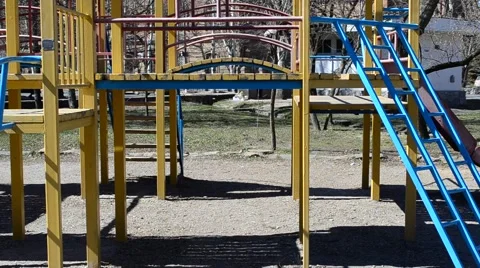 Playground elements Stock Footage 48365123