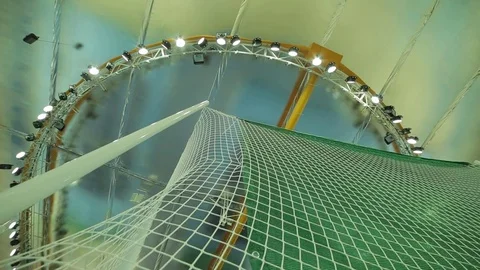 Playground elements in the Sports Palace Stock Footage 73035265