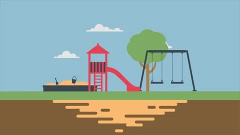 Playground Exterior Stock Footage 289732824