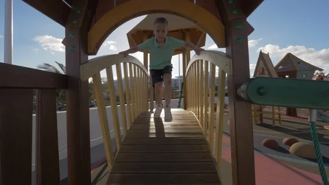 Playground is fun 스톡 동영상 115086269