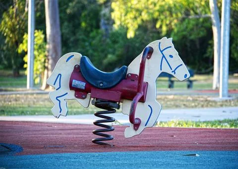 Playground Horse Stock Photos