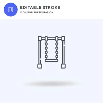 Playground icon vector, filled flat sign, solid pictogram isolated on white Stock Illustration