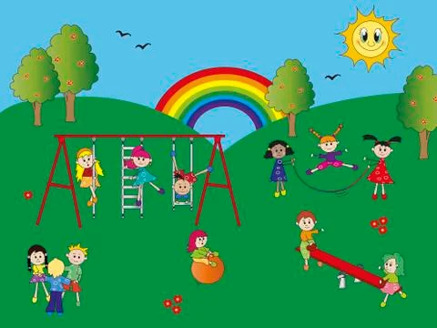 Playground Stock Illustration