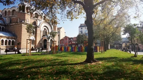 Playground Kids Sofia Stock Footage 118669557