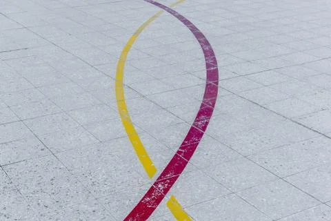 Playground lines Stock Photos