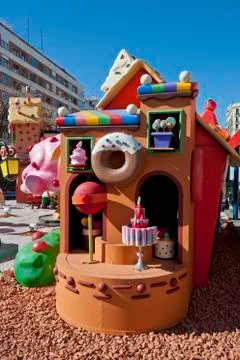 Playground with models Foto stock