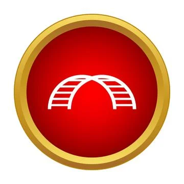 Playground monkey bars climbing ladder on red icon イラスト素材