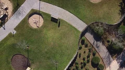 Playground in the park Stock Footage 147941312
