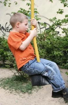 On the playground Stock Photos