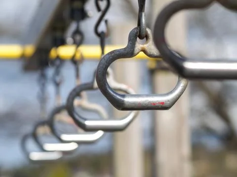 Playground rings Stock Photos