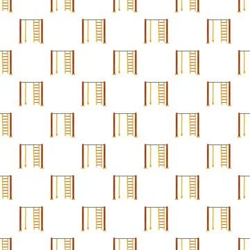 Playground rope ladders seamless pattern illustration 스톡 일러스트