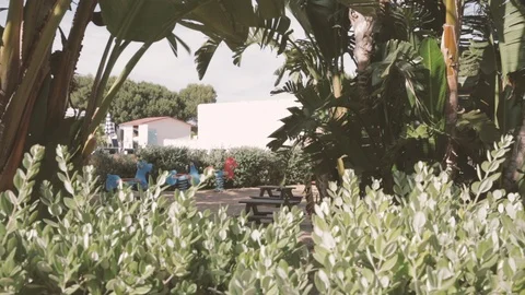 Playground on the sand Stock Footage 86736855