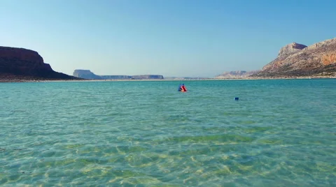 Playground in the Sea Stock Footage 49585923