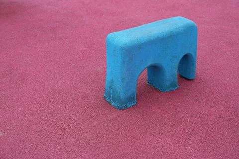 Playground Shape One Object at Colourful Playground For Children Copyright... Foto stock