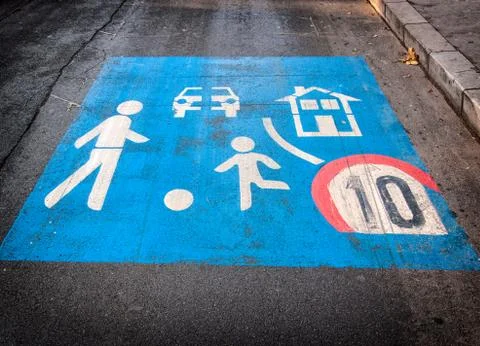 Playground sign Stock Photos