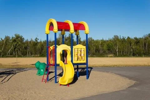 Playground slide Stock Photos