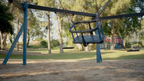 Playground swing Stock Footage 115732208