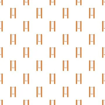 Playground swing pattern creating seamless background texture Illustrazione stock