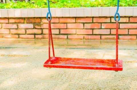 Playground swing Stock Photos