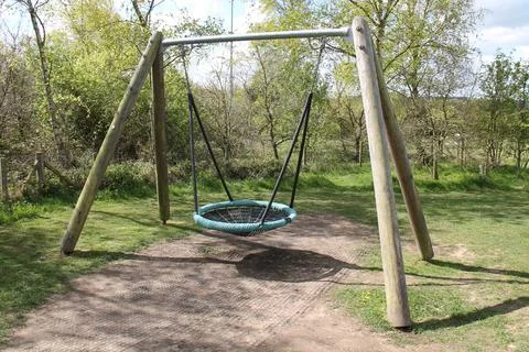 Playground Swing. Stock Photos