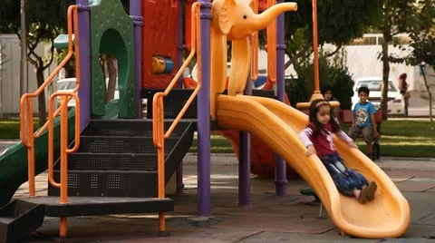 Playground in Tehran. Stock Footage