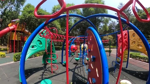 Playground without children in park 動画素材 231922702
