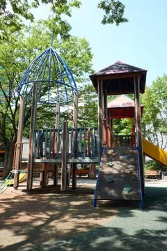 Playground for children 스톡 사진