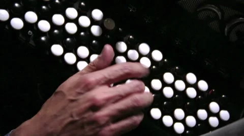 Playing an accordion Stock Footage 55672132